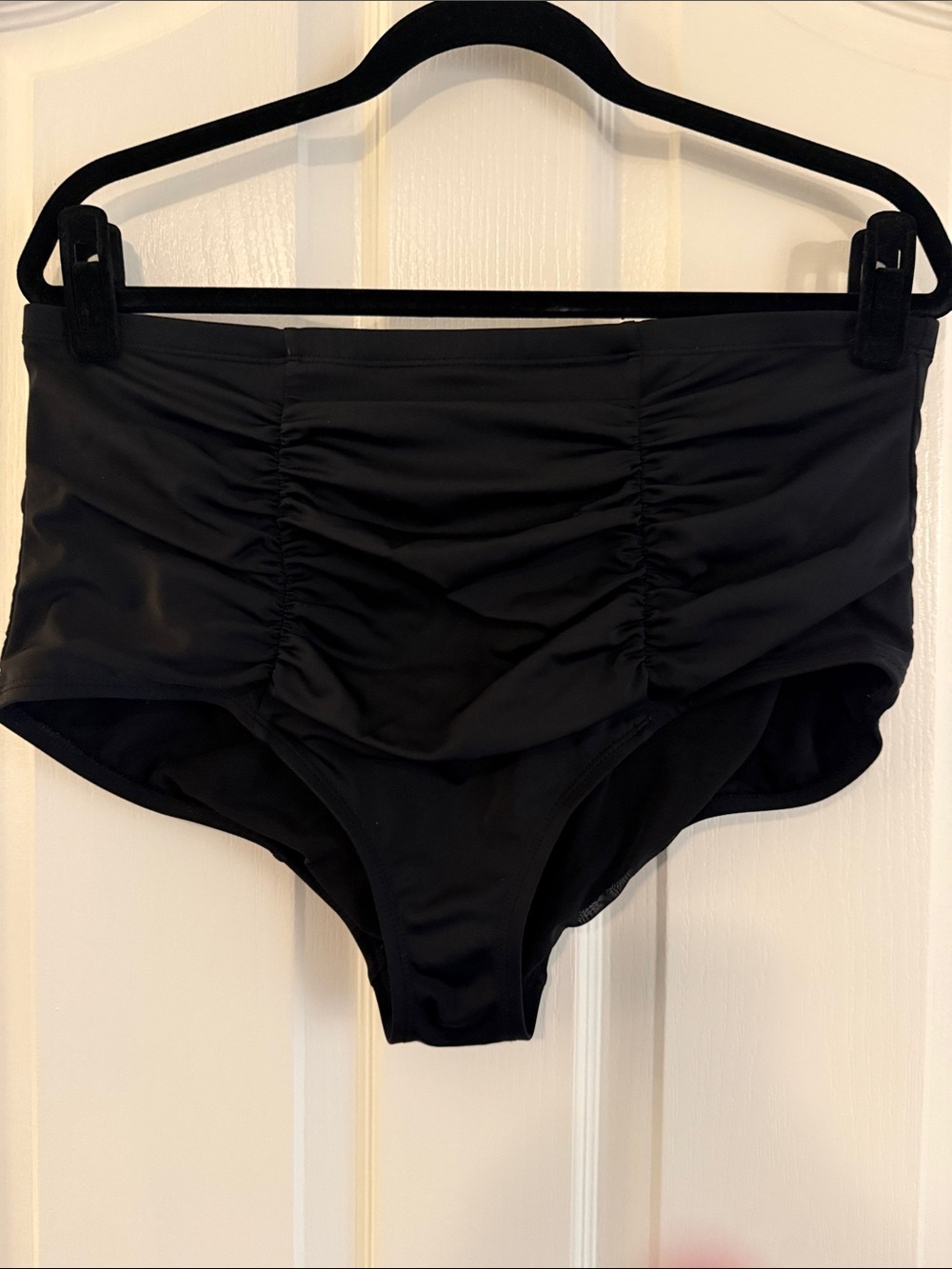 Torrid High Rise Ruched Bikini Bottom - Picture 3 of 5